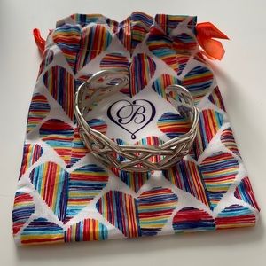 Brighton Interlok Braid Cuff Bracelet